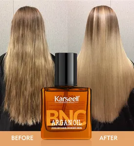 BNC Essences Salon And Home Hair Oil Organic Natural Keratin Argan Oil Repairing Damaged Hair