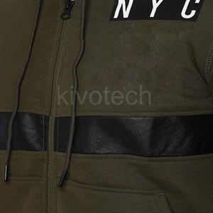 K_T Classic hombres cremallera sudaderas con capucha chaqueta comodidad y tela transpirable - Product Image 6