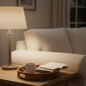 Plateau de service classique en bois antique |   Poignées en laiton de conception hexagonale |   Boisson au thé, vaisselle de table pour le petit-déjeuner - Product Image 6