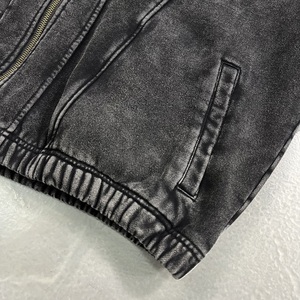 เสื้อฮู้ดแบบซิปรูดไซส์ใหญ่พิเศษสำหรับผู้ชายและผู้หญิงเสื้อฟรังซ์เทอร์รี่ไซส์ใหญ่พิเศษ320กรัมสไตล์วินเทจ - Product Image 2