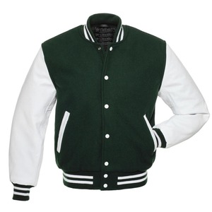 Logo personnalisé veste universitaire d'hiver de baseball vierge de gros pour les hommes coupe-vent imperméable - Product Image 1