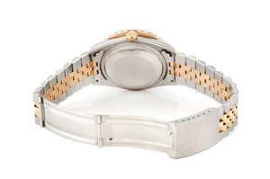 El mejor reloj personalizado de cristal redondo de corte redondo Leb Grown Diamond, reloj de moda de lujo de Plata de Ley 925, regalo para hombres - Product Image 2