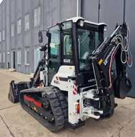 Cargadora Compacta de Orugas Hidromek HMK 62 T con Motor Diésel y Cucharón