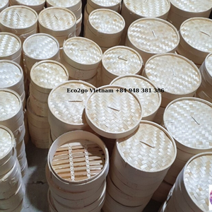 ตะกร้านึ่งไม้ไผ่ธรรมชาติสำหรับนึ่งติ่มซำหม้อนึ่งไม้ไผ่ - Product Image 5