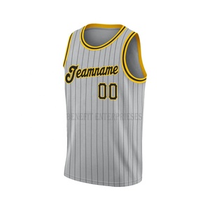 Camiseta de baloncesto de malla gris personalizada, ropa de entrenamiento transpirable con opción de talla grande, características del nombre del equipo - Product Image 2