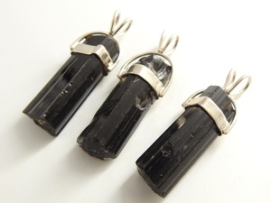 คริสตัลทัวร์มาลีนสีดำ925หยาบได้รับการรับรองเงินสเตอร์ลิงจี้ทันสมัยทำด้วยมือของขวัญเครื่องประดับแฟชั่นสำหรับผู้หญิง - Product Image 3