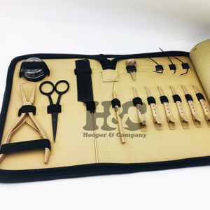 Nouveau Kit d'outils d'extension de cheveux pêche pince d'extension de cheveux Beige Micro perle Extension de cheveux en acier inoxydable boucle de traction vison - Product Image 2