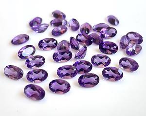 Amatista Natural Oval 5x7mm Corte Facetado-Amatista Púrpura Suelta Calidad Superior - Product Image 6