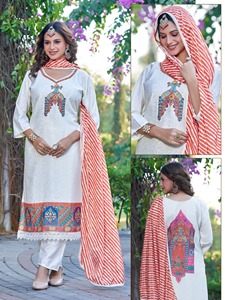 Elegant Handwork Jekart <b>Kurti</b> with Jerket Design Quick Dry Ethnic Outfit for Wedding Party Diwali Celebrations - Product Image 6