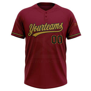 Nuevo Diseño Unisex de Alta Calidad, Jersey de Béisbol Personalizado, Color Personalizado, 100% Poliéster, Conjuntos a Precio Económico, Venta al por Mayor, Jersey de Béisbol 2026 - Product Image 4