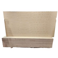 Professionnel personnalisé très brillant finition laquée entièrement assemblée ensemble d'armoires de cuisine carcasse de clé en bois Type d'emballage de Style en bois