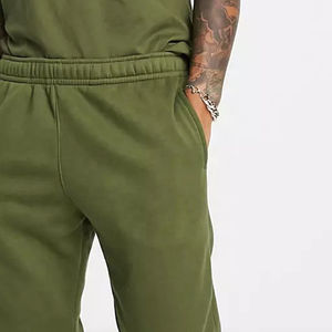 กางเกงลำลองของผู้ชายกางเกงวิ่งจ๊อกกิ้งผ้าคอตตอนทรงสลิมฟิตสำหรับผู้ชายกางเกงลำลองตามสั่งขนาด2025 - Product Image 3