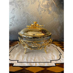 Elegante Plato para Servir Comida de Boda de Acero Inoxidable y Cobre de Lujo |   Juego de Calentadores de Buffet de Mesa, Plato de Servir de Metal Hecho a Mano - Product Image 6