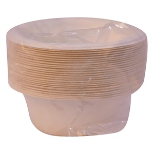 Mini cuencos de Palma Cuencos redondos de hoja de palma biodegradables a granel Robusto a prueba de fugas Desechable - Product Image 3