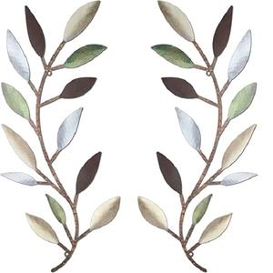 MS-Decoración de pared para el hogar, arte decorativo de Metal con flores para oficina, sala de estar, dormitorio, interior y exterior - Product Image 6