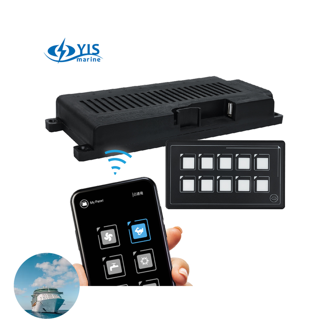 Quality Product 10 Gang Switch Panel On-off Led Car Light Switch Rv Electrical Control Panel Suitable for Ambulance