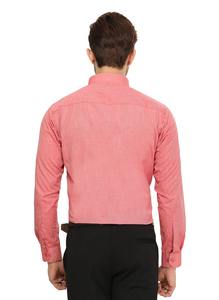 Camisa Formal Clásica de Primera Calidad para Hombre, Color Rosa Claro, con Cuello de Botones, para Uso Profesional y Ejecutivo, en Venta - Product Image 2