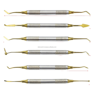 Ensemble de spatules de remplissage en composite dentaire Outils en résine plaquée titane à double extrémité pour la restauration des dents Marque distributeur CE OEM - Product Image 4