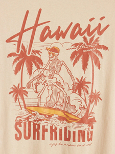 เสื้อยืดพิมพ์ลายวินเทจซักกรด/ซักแล้วทำจากผ้าฝ้ายเนื้อนุ่ม100% จากปากีสถาน - Product Image 6