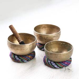 <b>Engraved</b> <b>Metal</b> Singing Bowl with Decorative Designs - Product Image 5
