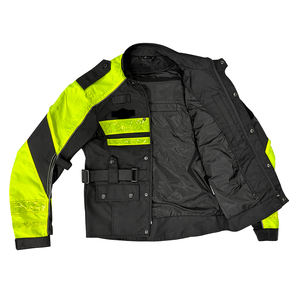 Veste textile haute visibilité pour moto avec protections - Product Image 4