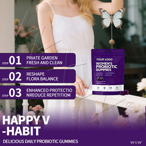 วิตามินกัมมี่โปรไบโอติกสำหรับผู้หญิง OEM/ODM อาหารเสริมจากธรรมชาติเพื่อสุขภาพระบบจุลินทรีย์ในช่องคลอด ช่วยปรับสมดุลเชื้อราและเพิ่มการเผาผลาญ - Product Image 3