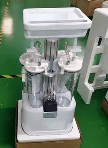 मेडिकल इलेक्ट्रिक सक्शन पंप उपकरण एस्पिरेटर डबल बोतलें सक्शन ट्रॉली यूनिट मशीन वैक्सीन सक्शन - Product Image 3