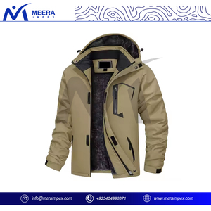 Nouvelle veste Softshell Design personnalisé vêtements de travail d'hiver pour hommes coupe-vent imperméable doublé polaire fermeture éclair veste Soft Shell - Product Image 3