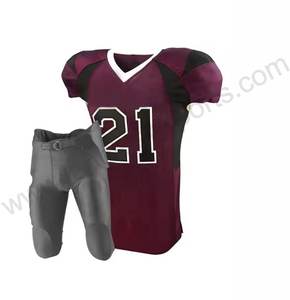 Ropa de entrenamiento juvenil Premium personalizada y uniformes de fútbol americano para hombres de manga corta de talla grande personalizable - Product Image 5