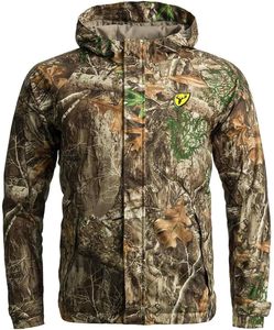 <b>Men's</b> Lightweight Breathable Waterproof <b>Camo</b> Rain <b>Jacket</b> Soft Shell with Windproof Feature Polyester Lining for Winter Season - Product Image 2