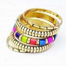 Brazalete de resina de moda hecho a mano de alta calidad para mujer personalizado al por mayor de La India - Product Image 4