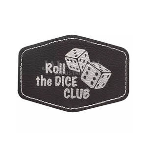 Patch en cuir vierge avec adhésif, votre logo ou tout autre design, qualité supérieure, patchs personnalisés neufs - Product Image 1