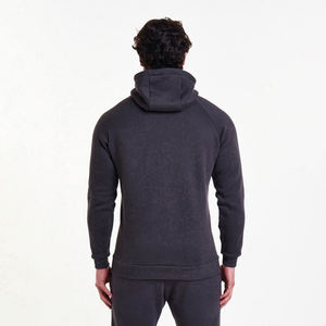 Vêtements de sport 100% coton Gym Fitness Tech polaire formation survêtements hommes deux pièces ensemble survêtement Jogging costume pour hommes - Product Image 6