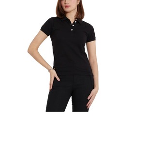 Nouveau design T-shirt polo femme 100% coton personnalisé uni brodé imprimé Slim Fit formel femmes Polo T-Shirt de BD - Product Image 1