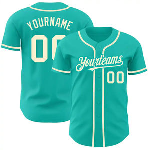 Maillots en polyester sublimés de l'équipe de baseball des jeunes personnalisés chemises de softball de sport pour hommes maillots de baseball et de softball vierges - Product Image 3