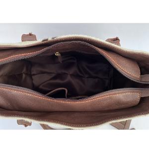 2024 bolso de mano Vintage hecho a mano para mujer con cierre de cremallera forro de poliéster billetera a juego precio al por mayor de La India - Product Image 2