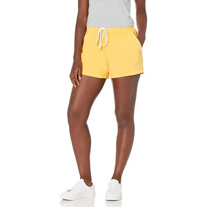 Tendance femmes Shorts vêtements d'été 100% coton fait couleur unie court décontracté confortable Shorts d'extérieur pour les femmes - Product Image 2