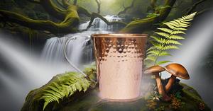 Attrayant Moscou Mule Bière Tasse Tasse Pur Cuivre Court Seau Conception En Forme pour Cocktails et Cadeaux - Product Image 2