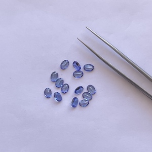Proveedor de piedras preciosas sueltas de corte ovalado facetado de tanzanita azul Natural de 6mm y 8mm, compre en línea en Alibaba ahora en la fábrica al por mayor superior AAA - Product Image 3