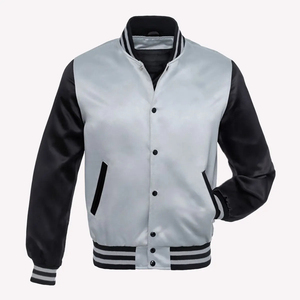 <b>Men</b> Premium Quality Letterman Baseball School College <b>Bomber</b> <b>Varsity</b> <b>Jacket</b> Full Sleeves Stand Collar <b>Varsity</b> <b>Jacket</b> - Product Image 3