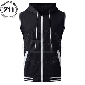Hommes Confortable Gym Fitness Hoodies Couleur Unie Street Wear pour l'hiver Couleur Unie Quantité en vrac Fait de Polyester/Coton - Product Image 2