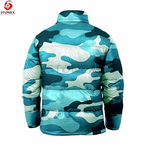 Chaquetas acolchadas con diseño de impresión 3D para hombre, chaquetas acolchadas con burbujas de camuflaje a la venta - Product Image 2