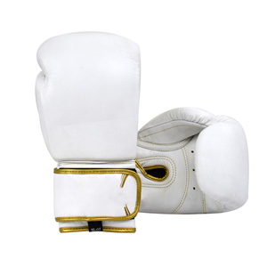 Gants de boxe professionnels en cuir, robustes, avec fermeture auto-agrippante pour le soutien du poignet, personnalisables pour l'entraînement en extérieur - Product Image 2