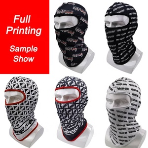 All Over Printed Face Wrap Logotipo personalizado Pasamontañas Casco Forro Transpirable Cuello Cubierta Bloqueador solar Máscara a prueba de viento para escalar Montar - Product Image 1