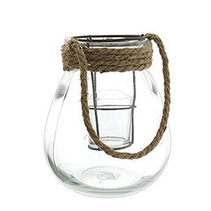 Wrapped Glass Candle <b>Lantern</b> - Product Image 6
