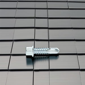 Vis autoperceuses à tête hexagonale métriques/pouces de classe 8 PDC, acier au carbone galvanisé/zincé, tailles personnalisables pour la toiture métallique - Product Image 1