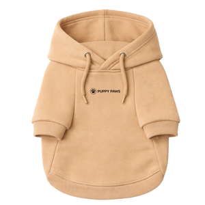 Sweat-shirt à capuche pour chien, marron caramel, en polaire douce, pull confortable et chaud, vêtements d'hiver pour chiens de petite et moyenne taille, pour l'extérieur - Product Image 4