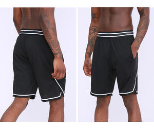 Short de gym décontracté pour homme, séchage rapide, respirant, pantalon d'entraînement de baseball 100% coton, vêtements de sport personnalisés, service OEM disponible - Product Image 4