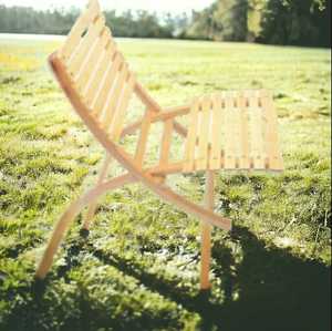Jardín Hotel Muebles de exterior Silla de playa de bambú y tumbona para piscina Mecedora Chaise Lounge para uso exterior - Product Image 4