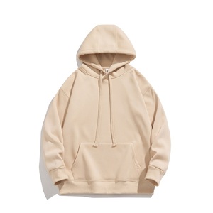 Men's Solid Color Puff Printing Hoodie <b>Sweatshirt</b> Full Custom Made Autumn Winter Clothing Oversized Hoodie - Product Image 2
